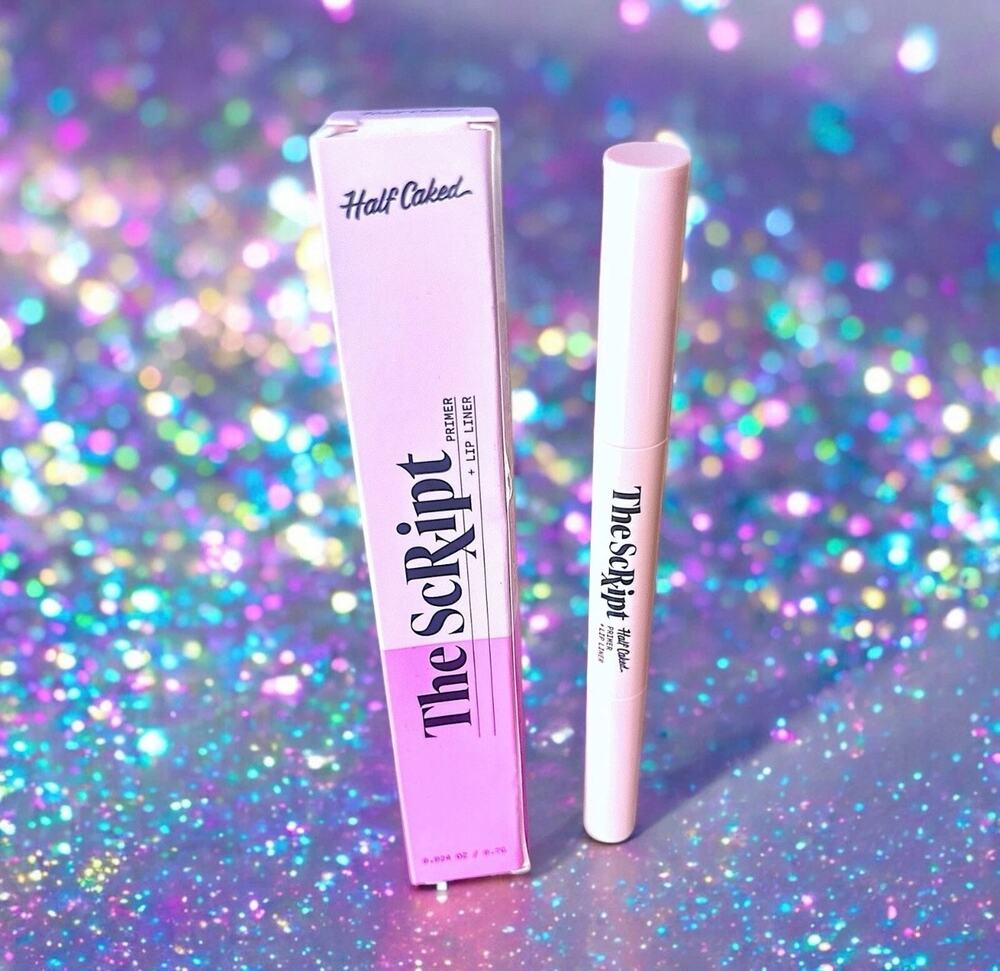 Half Caked The Script Primer Plus Lip Liner Half-Life Pink to Nude NEW in Box